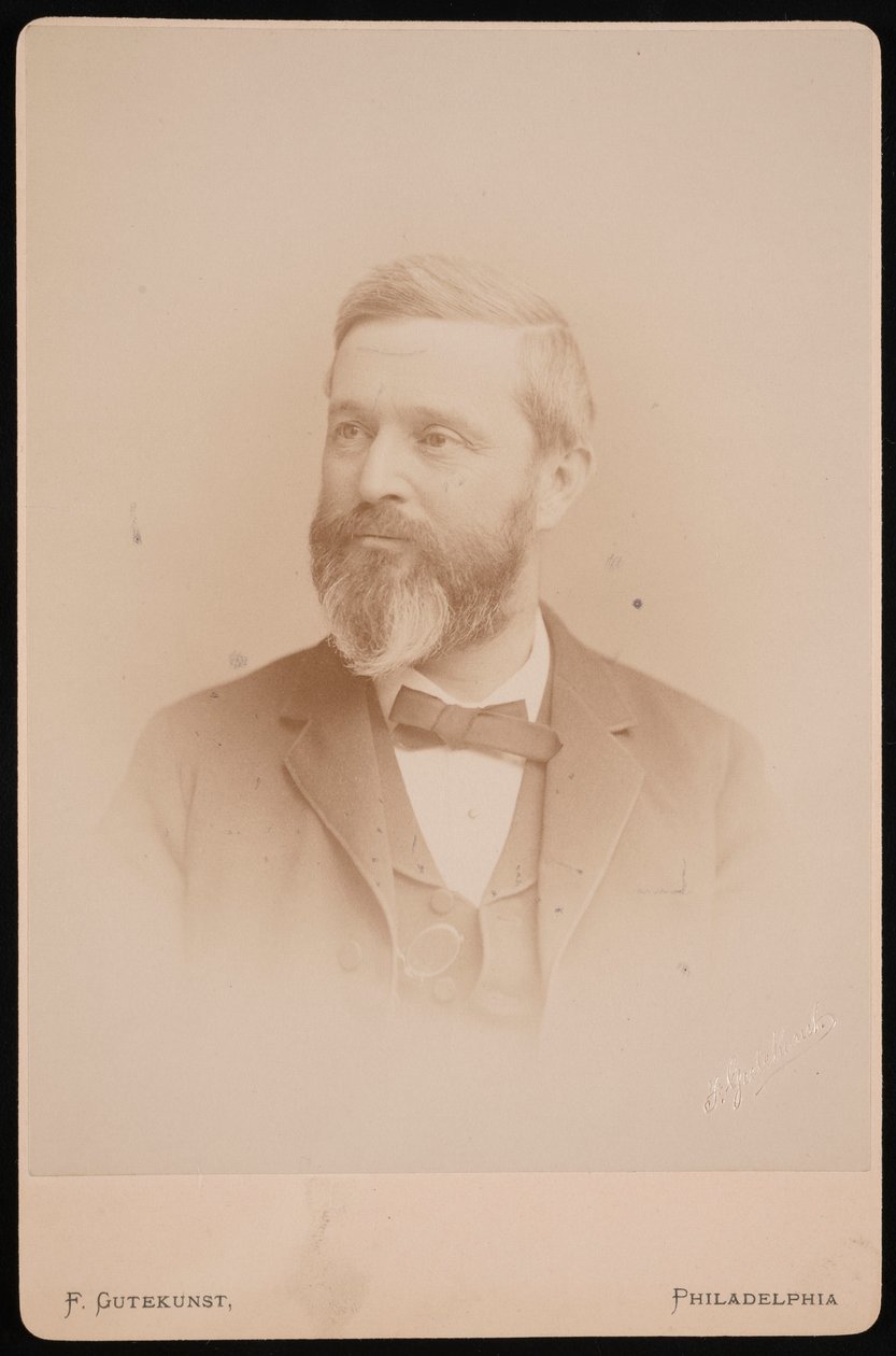 Portrait de Horatio Curtis Wood, Jr. 1841-1920, 1889 - Frederick Gutekunst