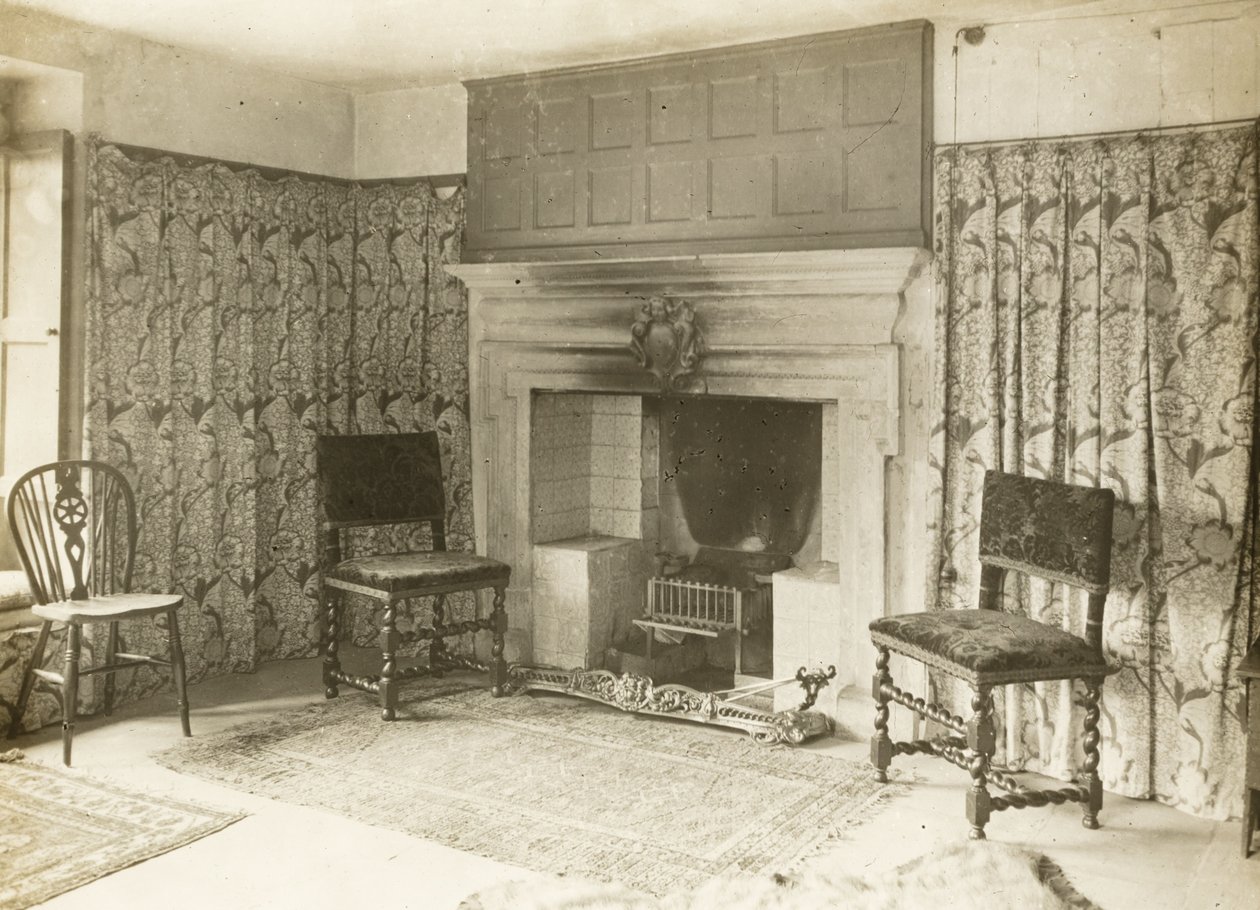Manoir de Kelmscott : Le salon vert - Frederick H. Evans