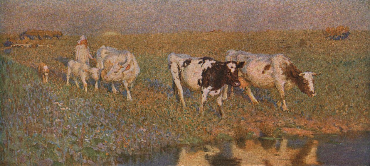 Le bassin de baignade, vers 1898, vers 1930 - Frederick Hall