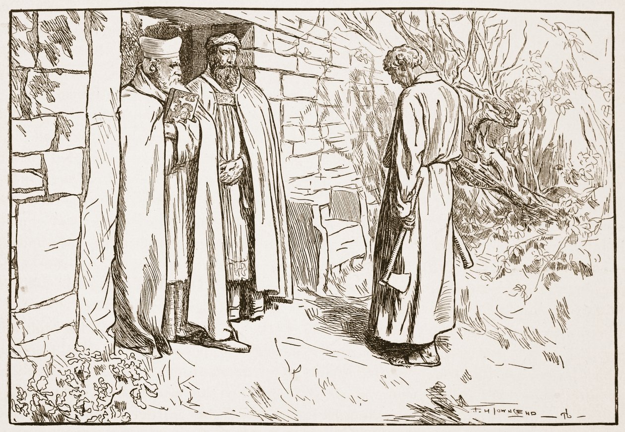 Owini au monastère, illustration de 