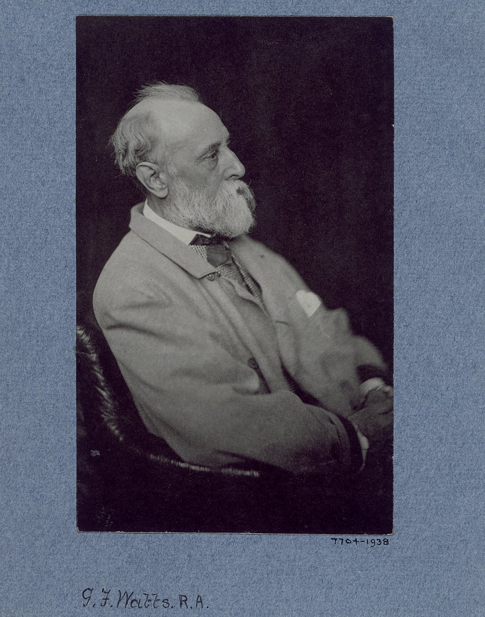 Portrait de George Frederick Watts (1817-1904) - Frederick Hollyer