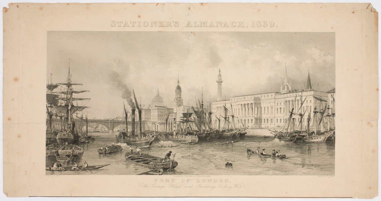 Port de Londres - Frederick James Havell