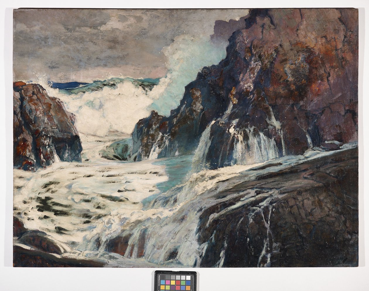 Après la tempête, vers 1925 (huile sur contreplaqué) - Frederick Judd Waugh