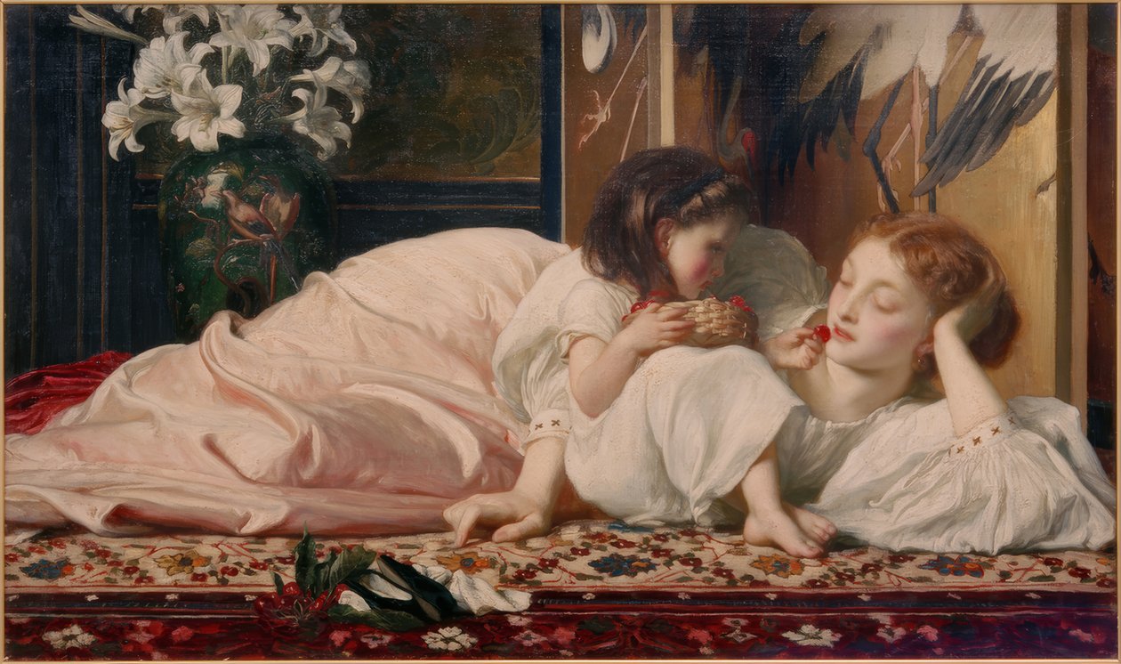 Mère avec enfant (cerises) - Frederick Lord Leighton