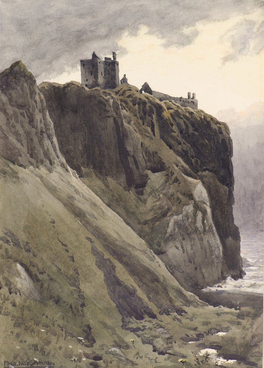 Vieux Château, Dunottar - Frederick Noel Paton