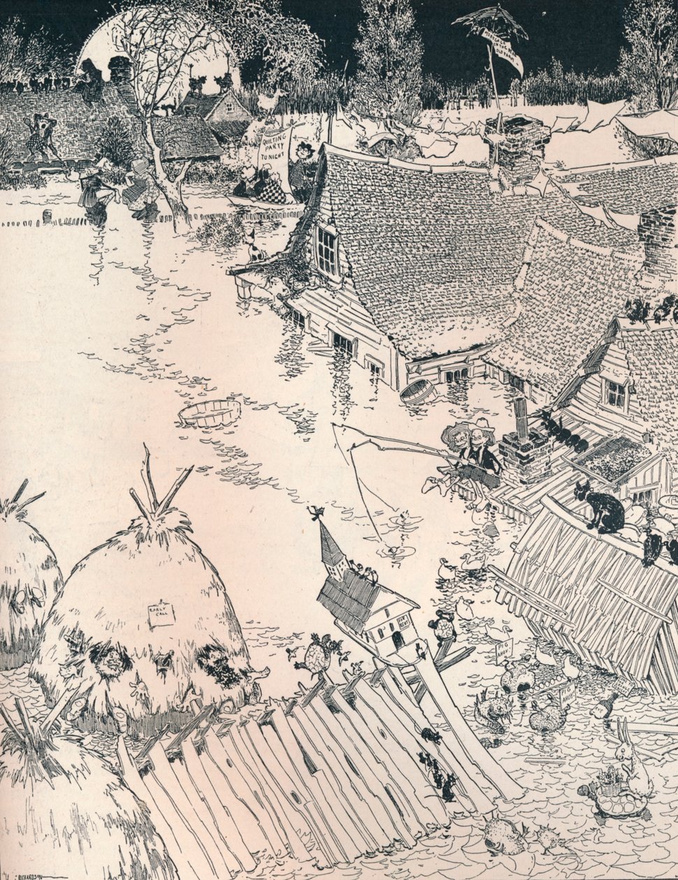 Les beaux jours sur la Desplaines, vers 1890 - Frederick Richardson