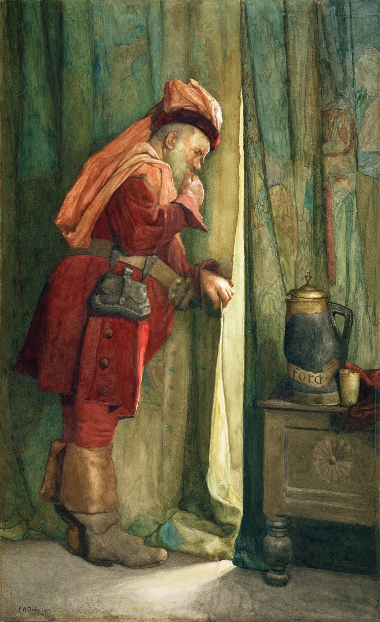 Falstaff "Je vais me cacher derrière la tapisserie" - Frederick William Davis