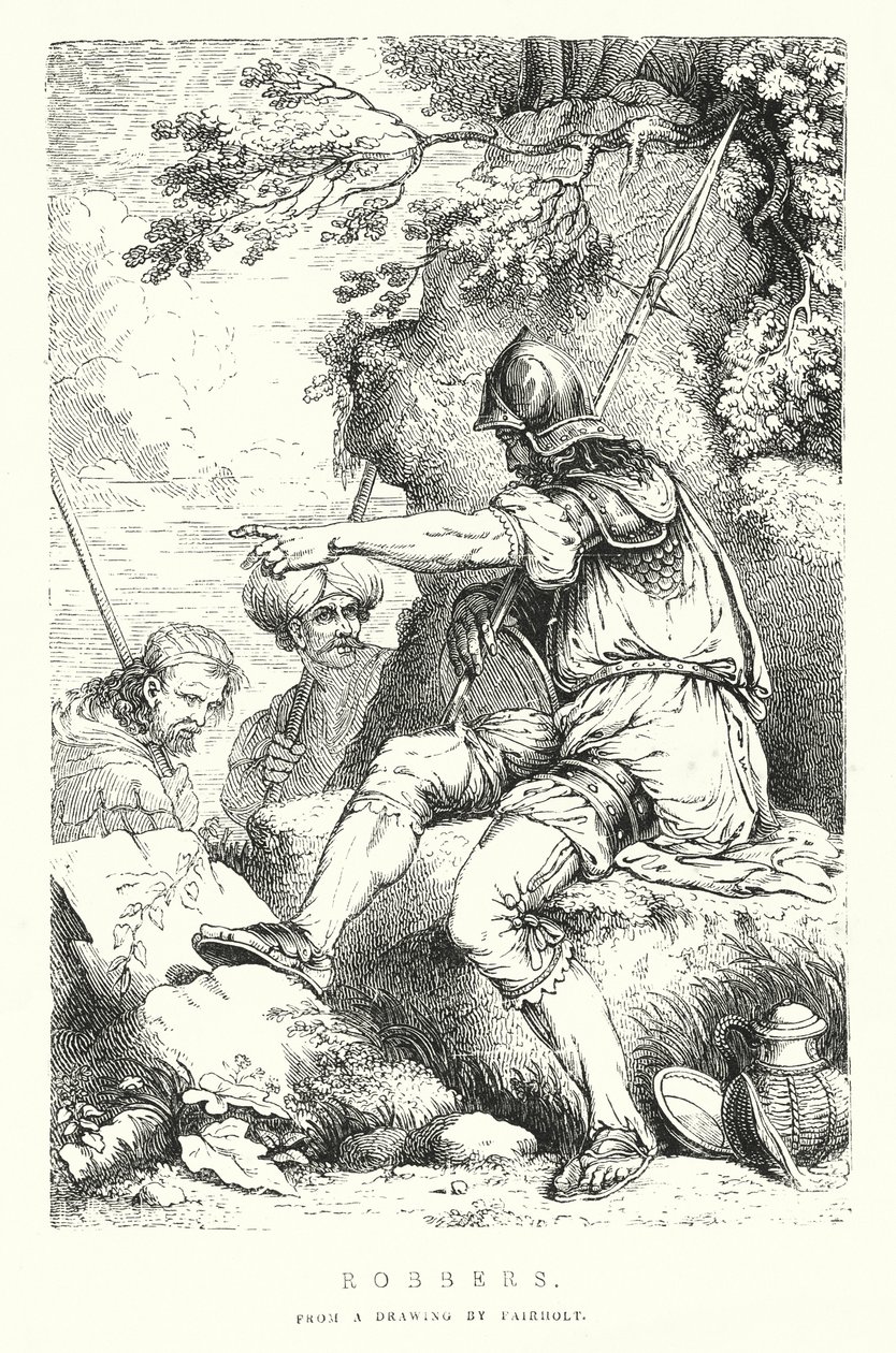 Voleurs (gravure) - Frederick William Fairholt