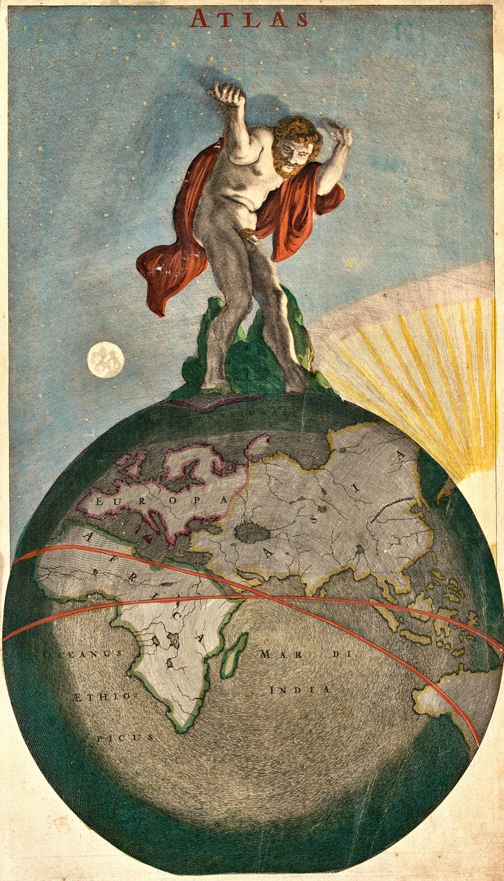 Atlas soutenant la voûte céleste, s