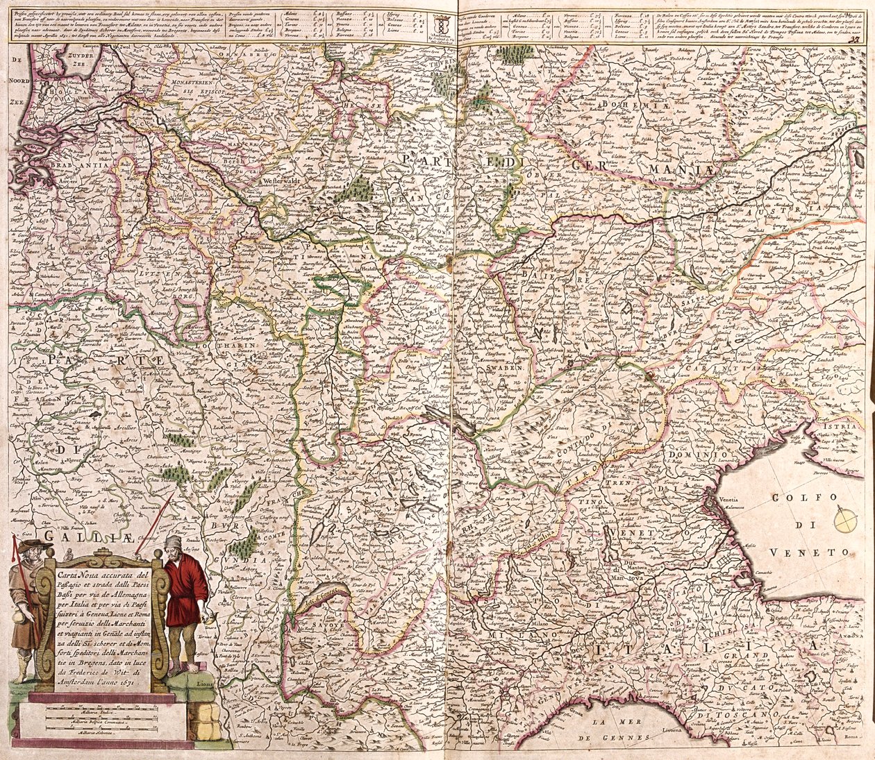 Est de la France, Belgique, Suisse, Allemagne de l