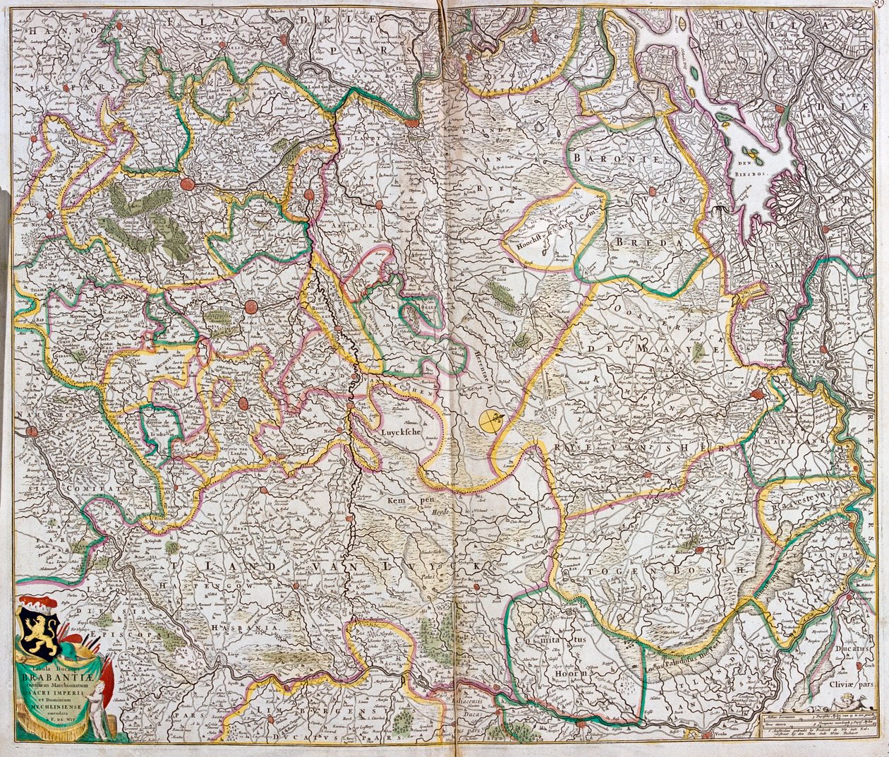 Hollande méridionale, Brabant septentrional, Région flamande, Wallonie, Région bruxelloise, Limbourg, Pays-Bas, Belgique - Frederick de Wit