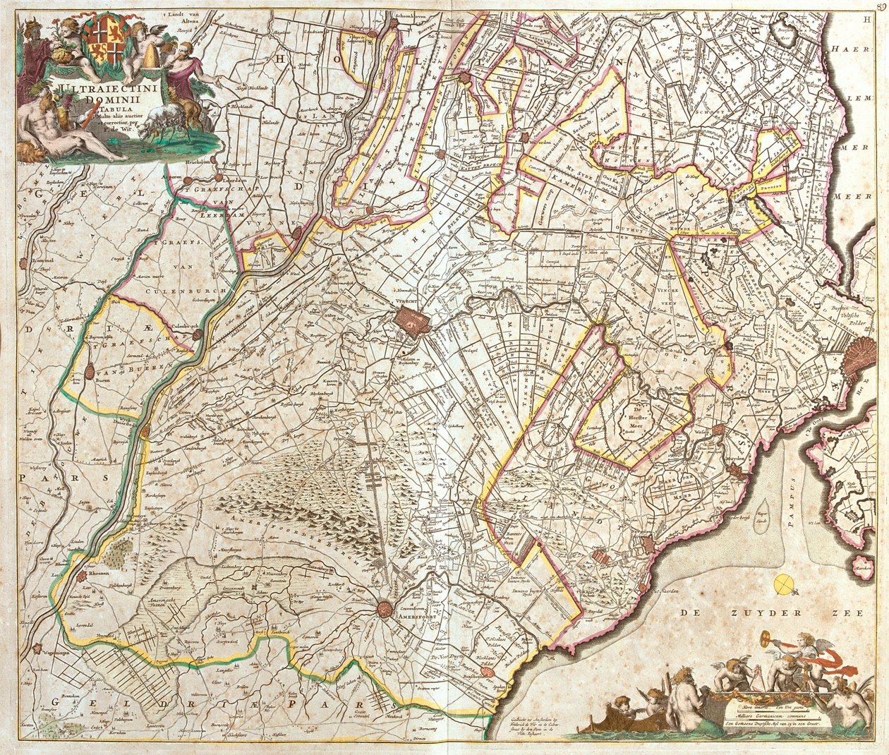 Utrecht, Hollande Septentrionale, Limbourg, Gueldre, Pays-Bas - Frederick de Wit