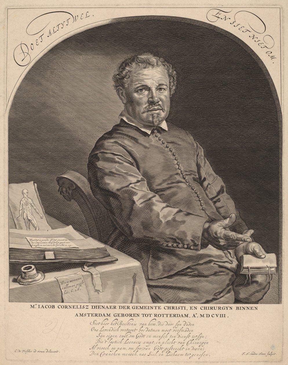 Jacob Cornelius - Frederik Hendrik van den Hove after Cornelis Visscher