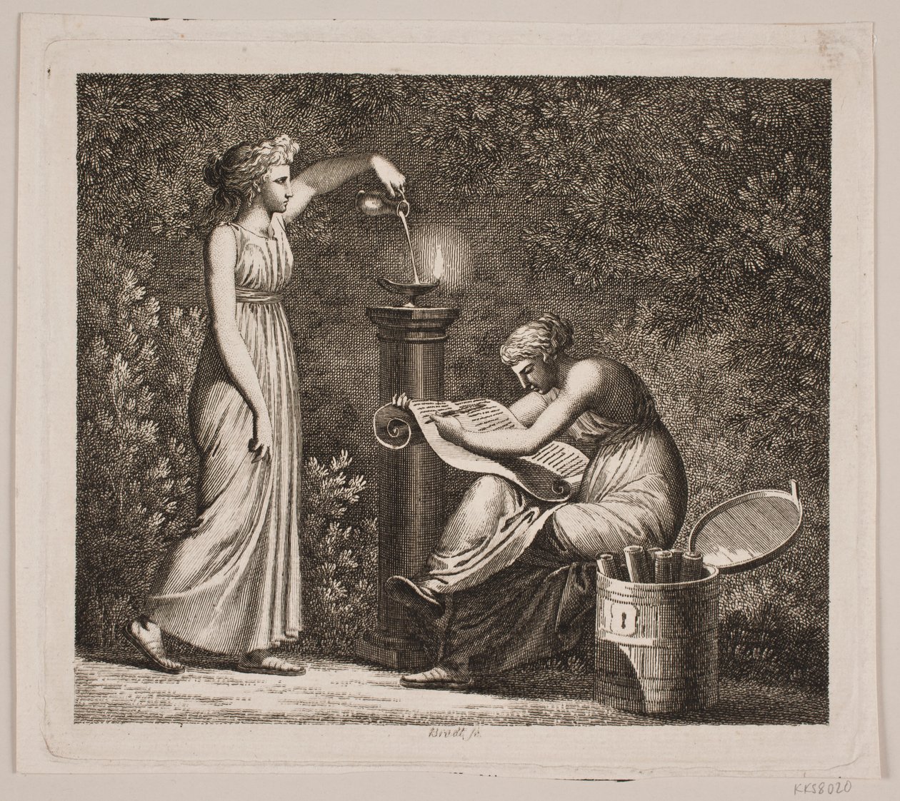 Page de titre pour "Description des monnaies et médailles danoises dans la collection royale" - Frederik Ludvig  Bradt