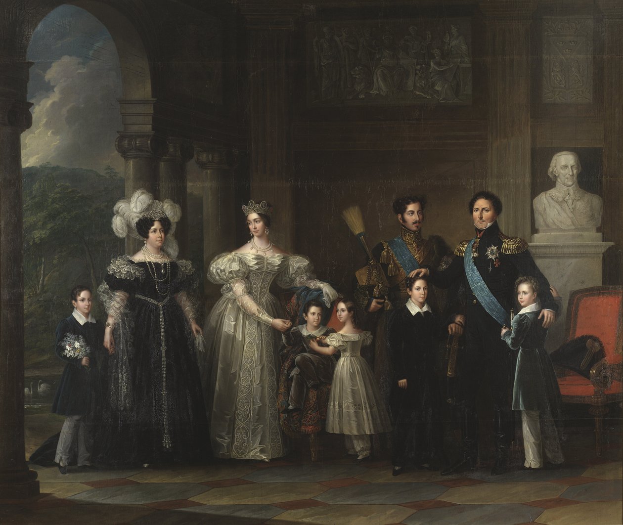 Famille Bernadotte (monarchie de Suède et Norvège): Oscar I (1799-1859), Désirée Clary (1777-1860), Joséphine de Leuchtenberg (1807-1867), Charles XV (1826-1872), Oscar II (1829-1907), Charles XIV Jean (1763-1844), le prince Gustave (1827-1852) et le princ - Fredric Westin
