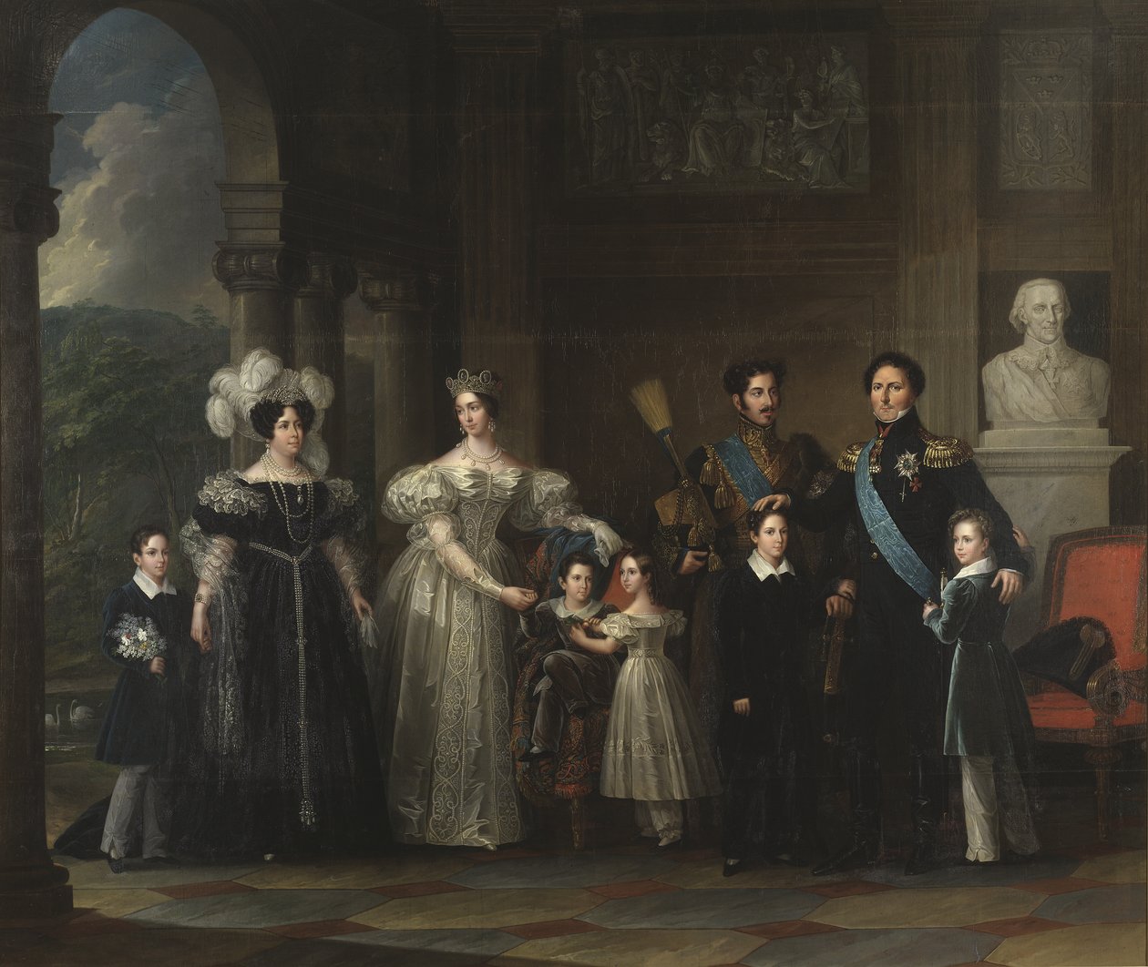 La famille Bernadotte, 1837 - Fredric Westin