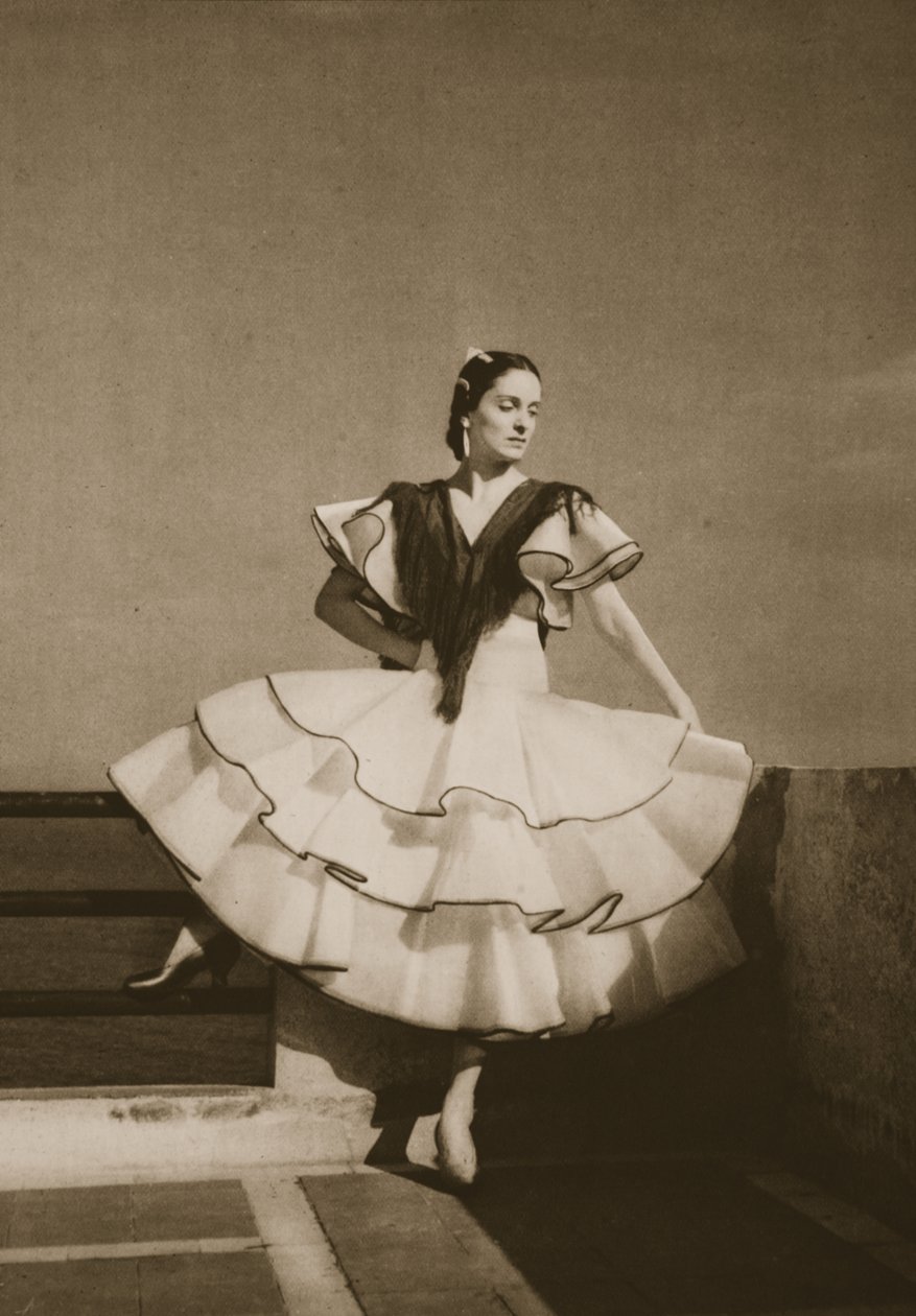 Ana Ricarda, du Grand Ballet de Monte-Carlo, 1949 (photogravure) - French Photographer
