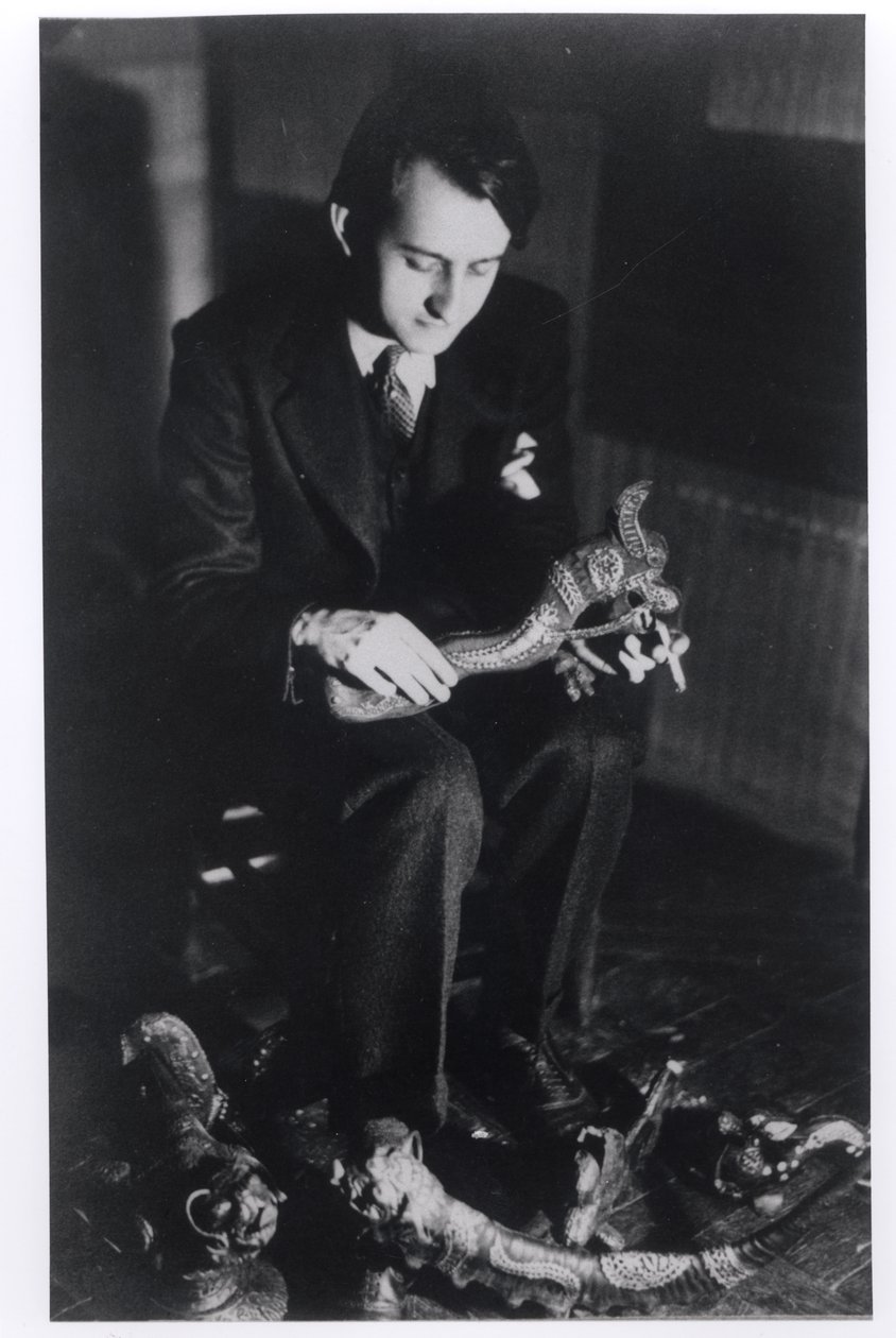André Malraux (1901-76) à la Rue du Bac, Paris, vers 1933 - French Photographer