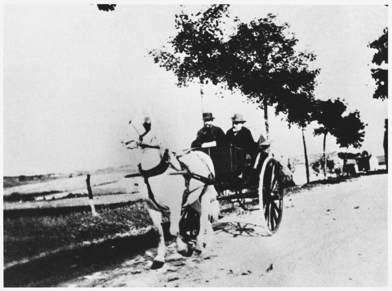 Edgar Degas et un ami à la campagne - French Photographer