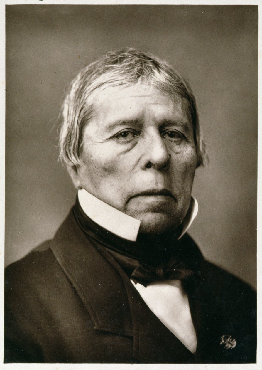 Jean Auguste Dominique Ingres (1780-1867), de la Galerie Contemporaine, c.1874-78 - French Photographer