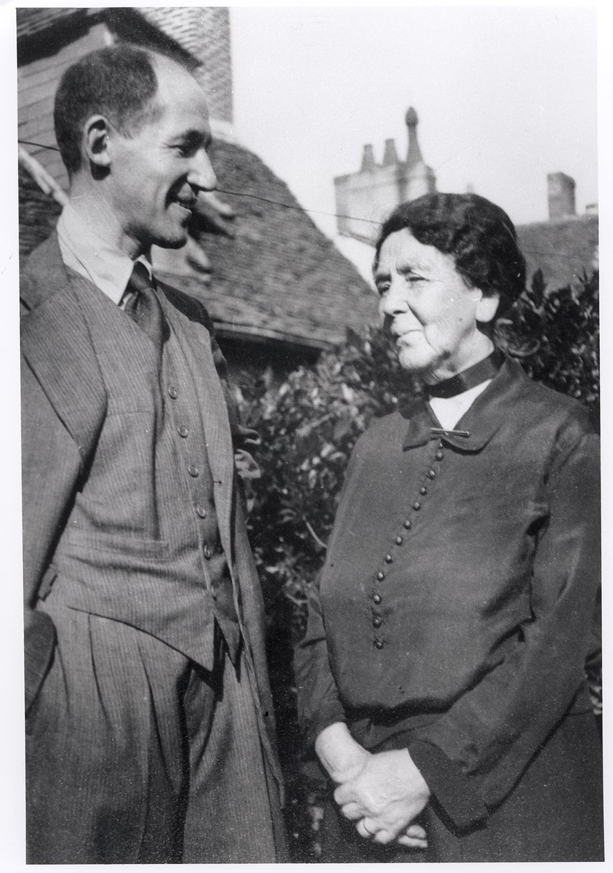 Marcel Jouhandeau (1888-1979) avec sa mère, vers 1931 - French Photographer