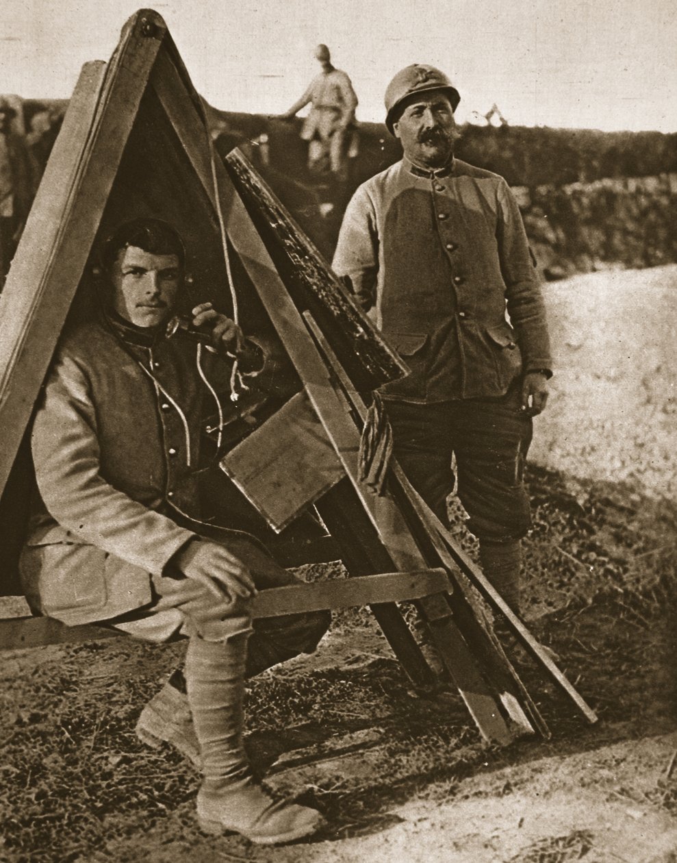 Sur le front français : utile et ingénieux, illustration de The Illustrated War News, 17 janvier 1917 - French Photographer