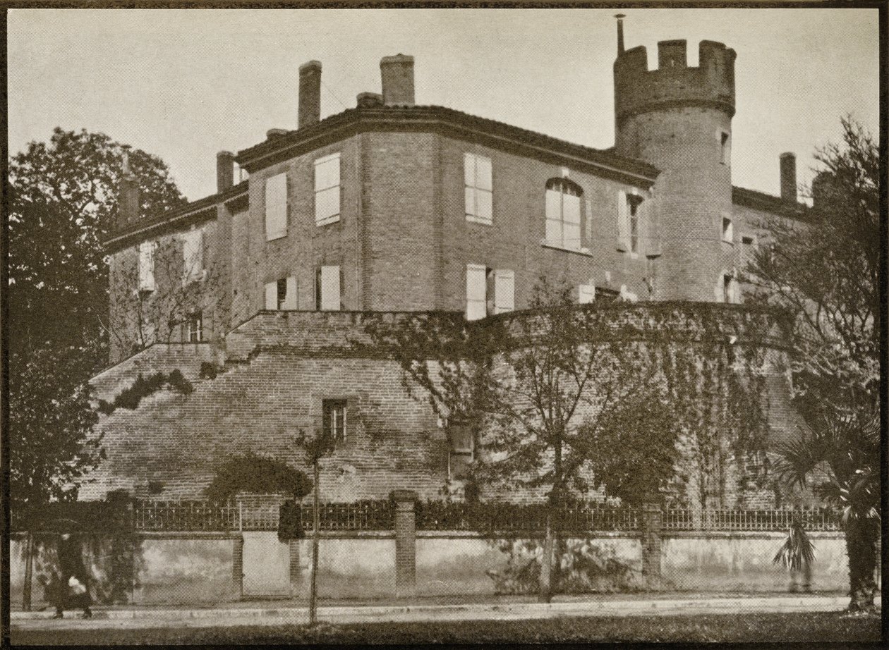 La maison à Albi où Toulouse-Lautrec est né, de Toulouse-Lautrec par Gerstle Mack, publié en 1938 - French Photographer