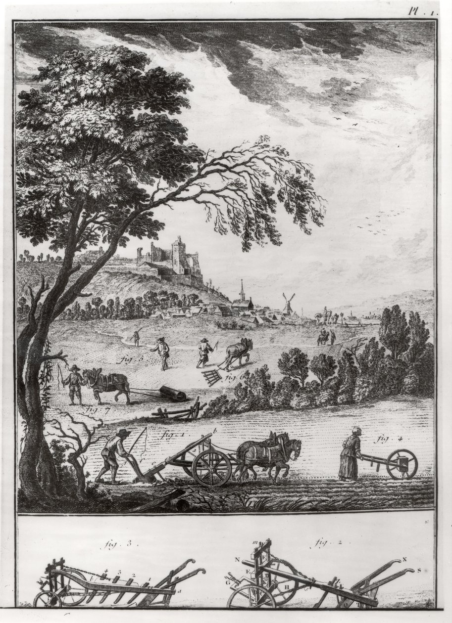 Agriculture, planche I de l