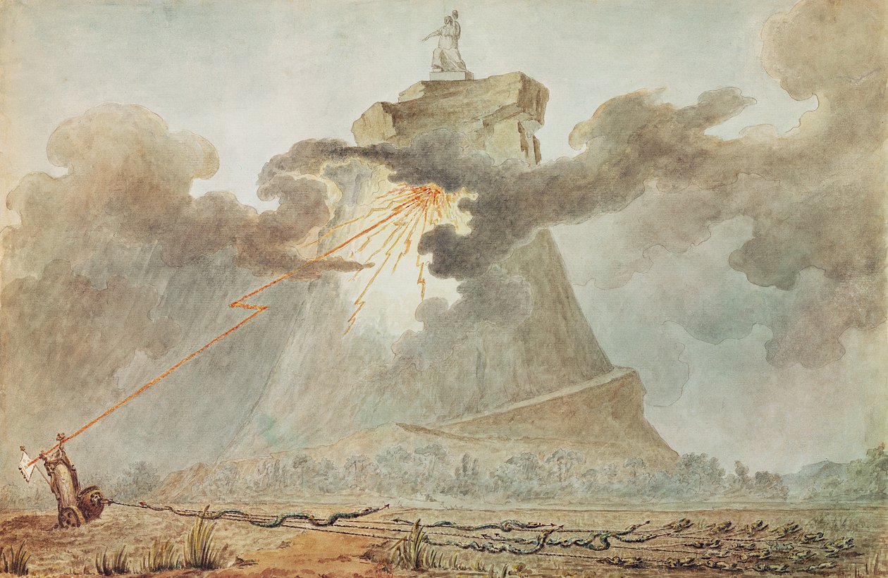 Allégorie du 10 août 1792 - French School