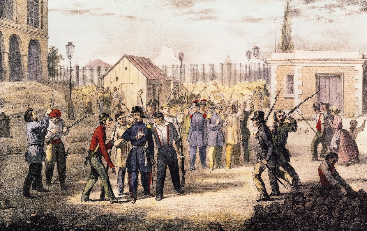 Attaque sur la Barrière Fontainebleau, 25 juin 1848 - French School
