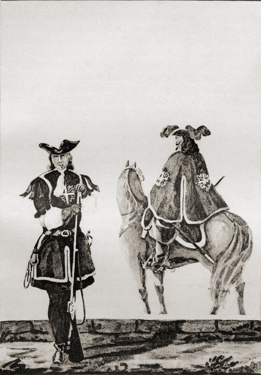 Compagnie de mousquetaires du roi Louis XIV, de 