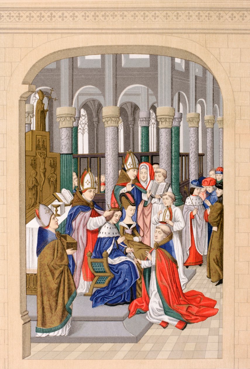 Couronnement de Charles V, roi de France, mai 1364, de 