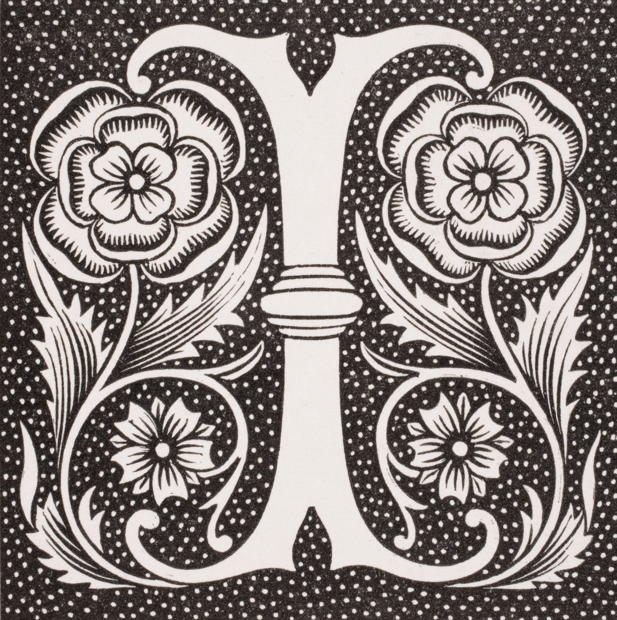 Lettre décorée 