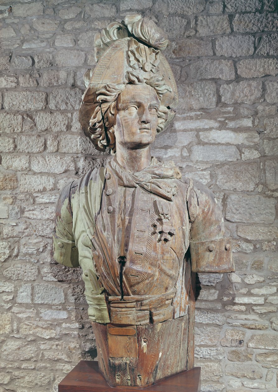 Figure de proue de René Duguay-Trouin (1673-1736) (bois) - French School