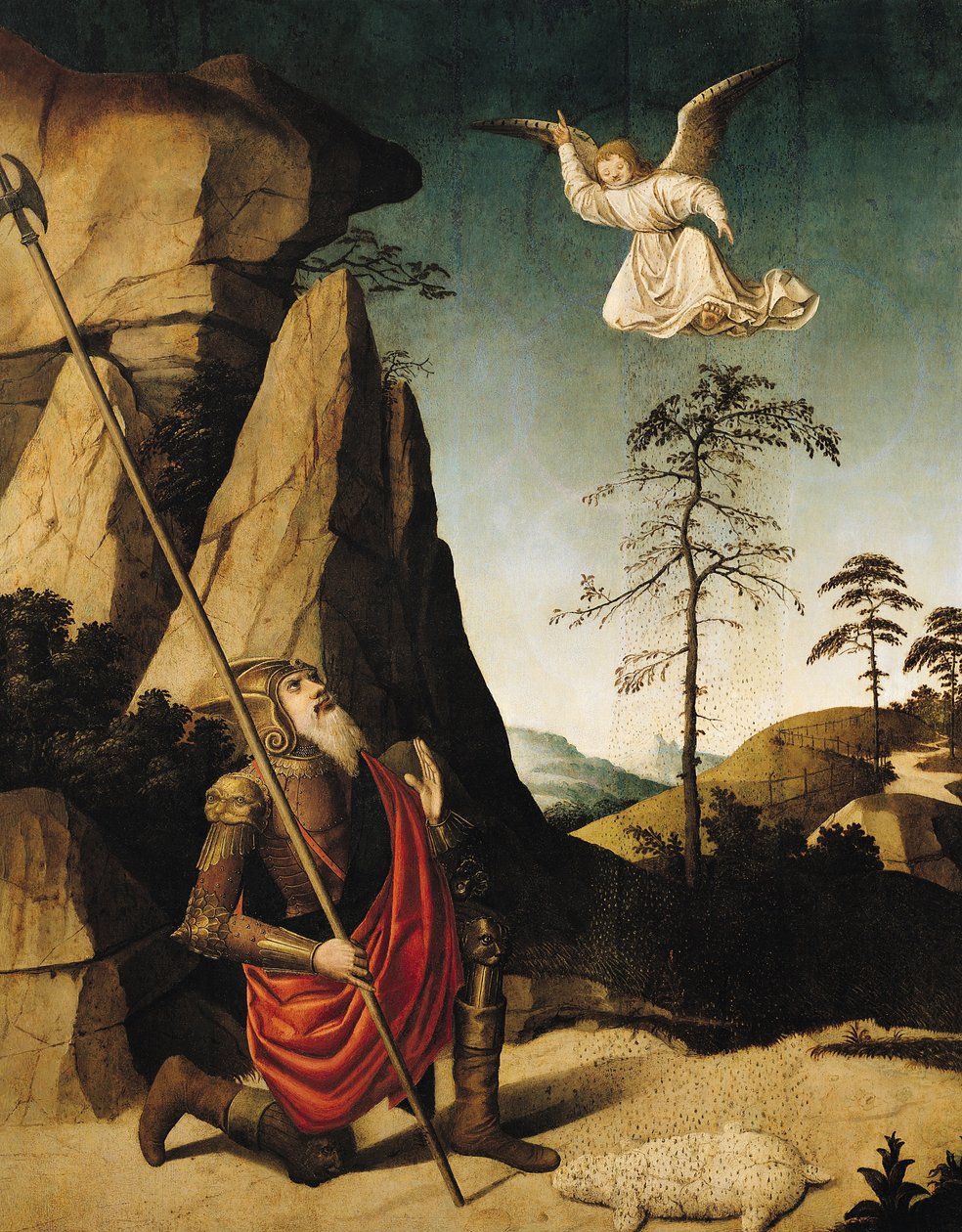 Gédéon et la toison, vers 1490 - French School