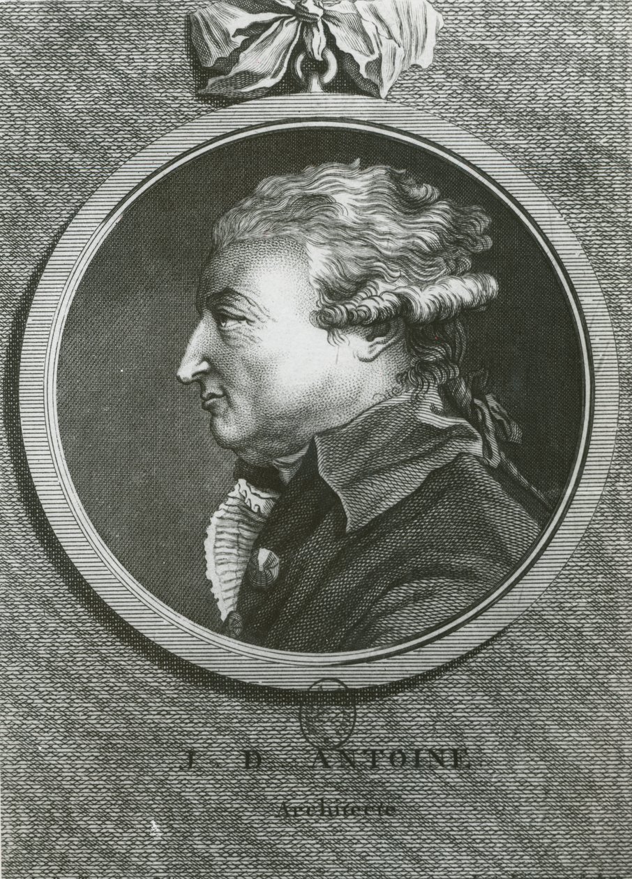 Jean Denis Antoine (1733-1801) architecte, gravé par Louis Simon Lemepereur (1728-1807) - French School