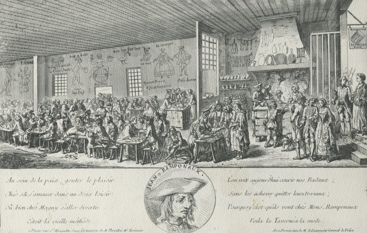 La Taverne de Jean Ramponneau - French School