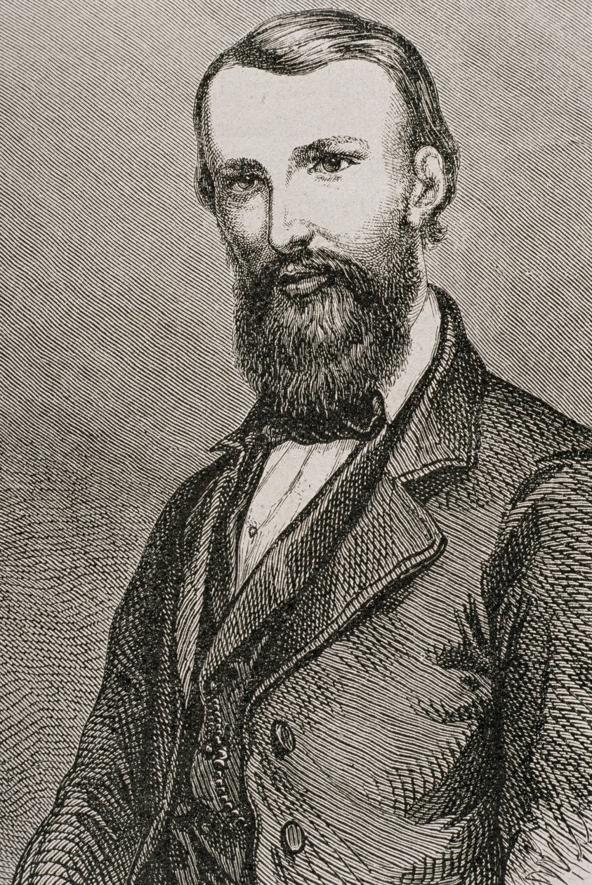 John William Wills (1834-61), explorateur anglais, de 