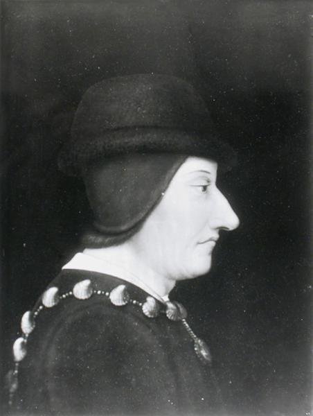 Louis XI (1423-83) vers 1490 - French School