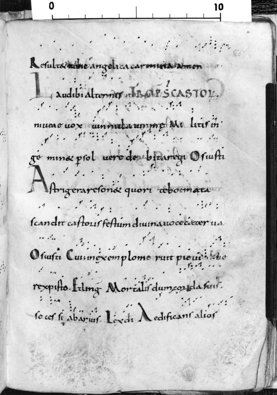 Ms. 17 fol. 289 Introit pour la fête de Saint Castor, du 