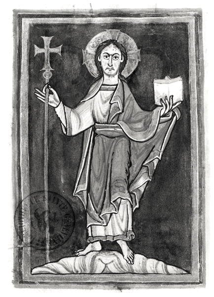 Ms 2657 fol.2v Christ, d