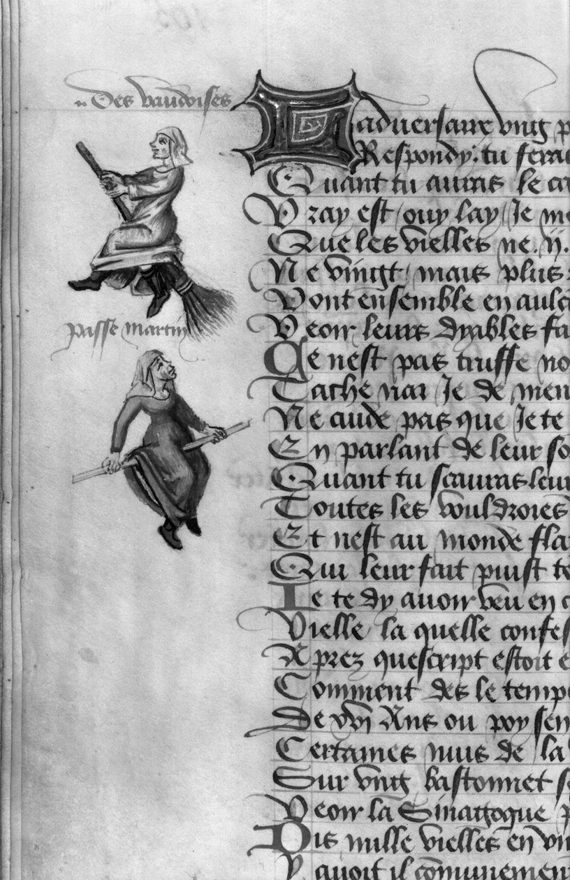 Ms Fr 12476 fol.105v Deux sorcières de 