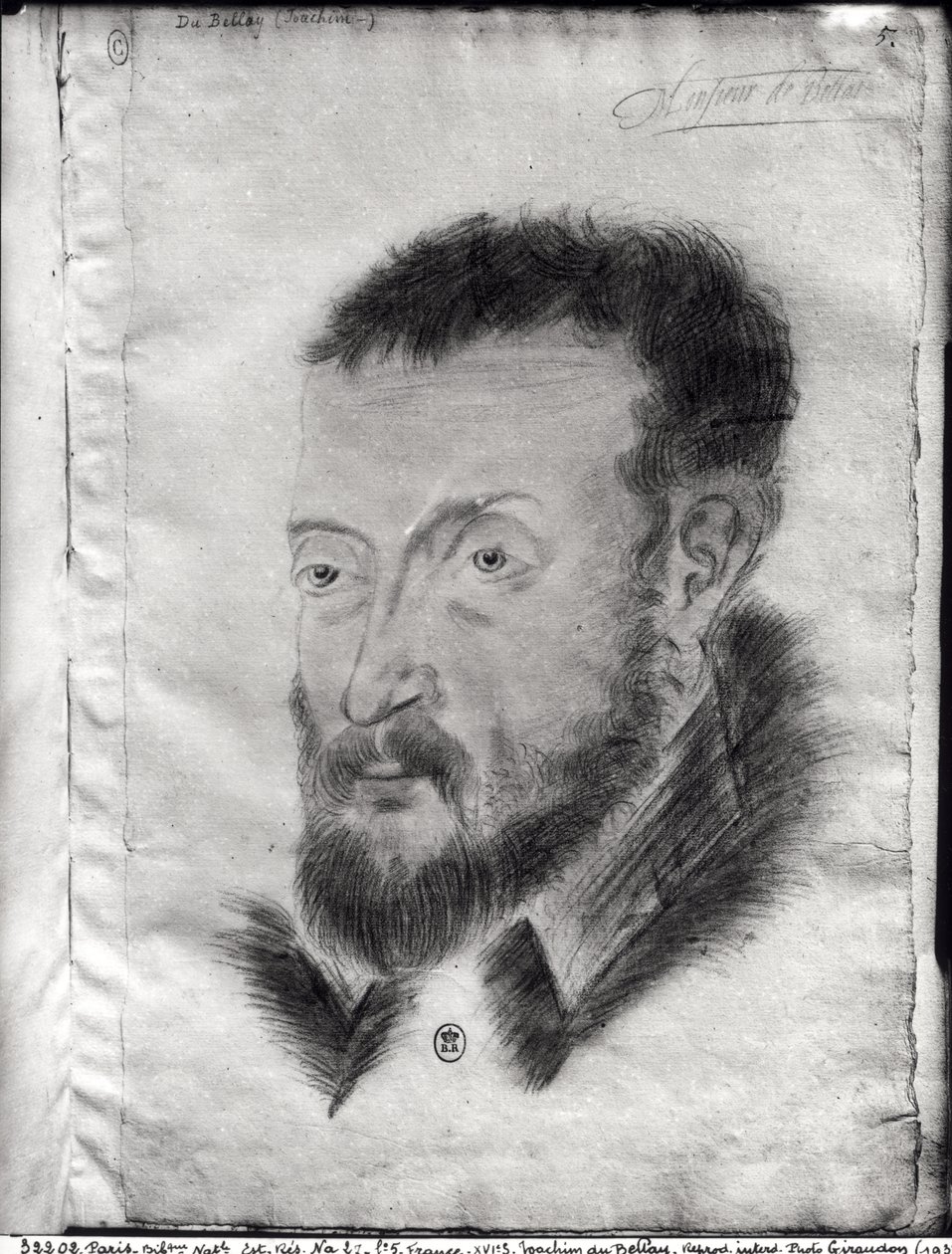 NA fol.5 Joachim du Bellay (1522-60) - French School