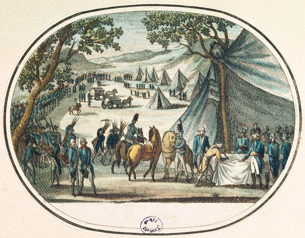 Pacification de la Vendée par le général Hoche (1768-97) 20 avril 1795 - French School