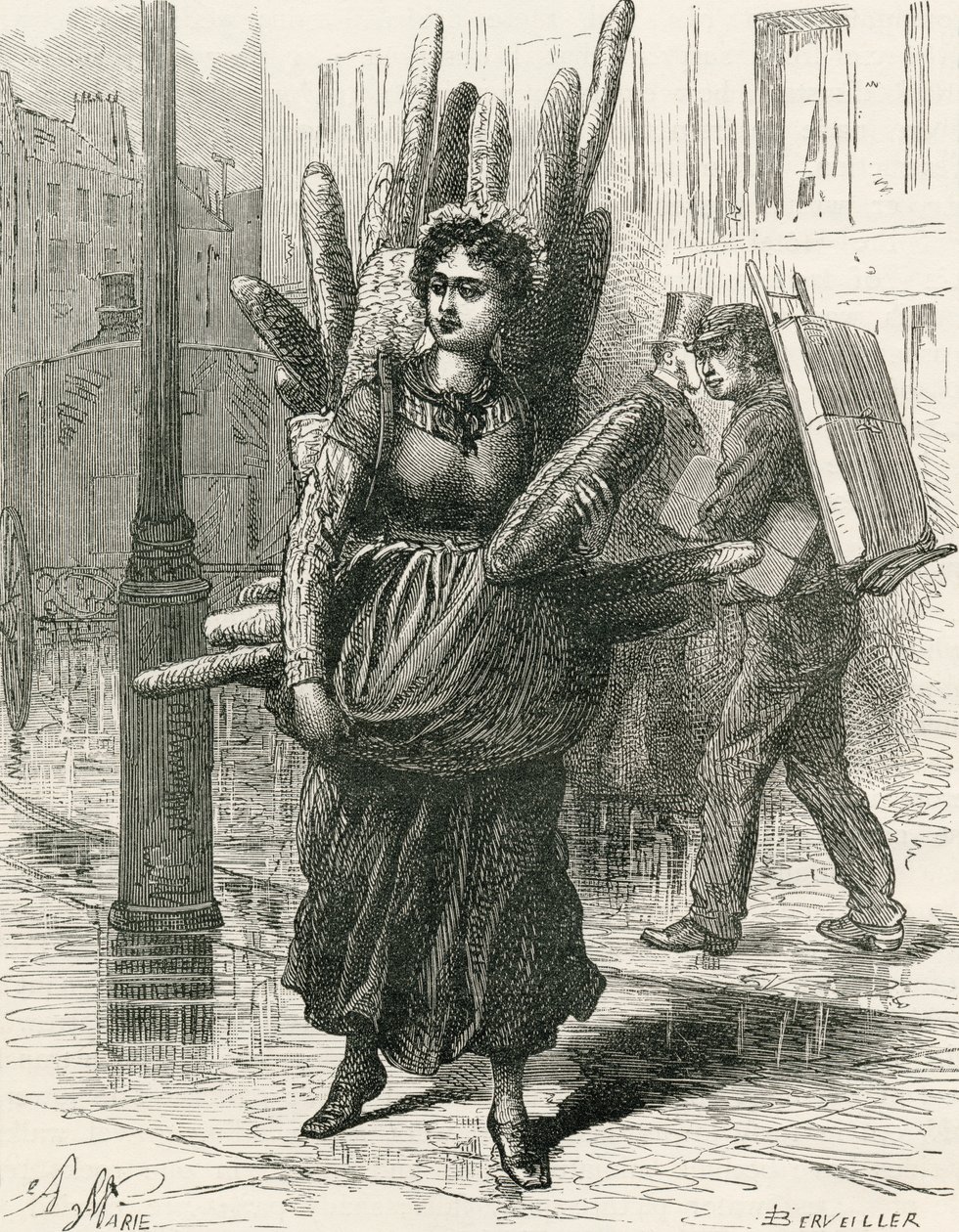 Porteur de pain parisien, de 