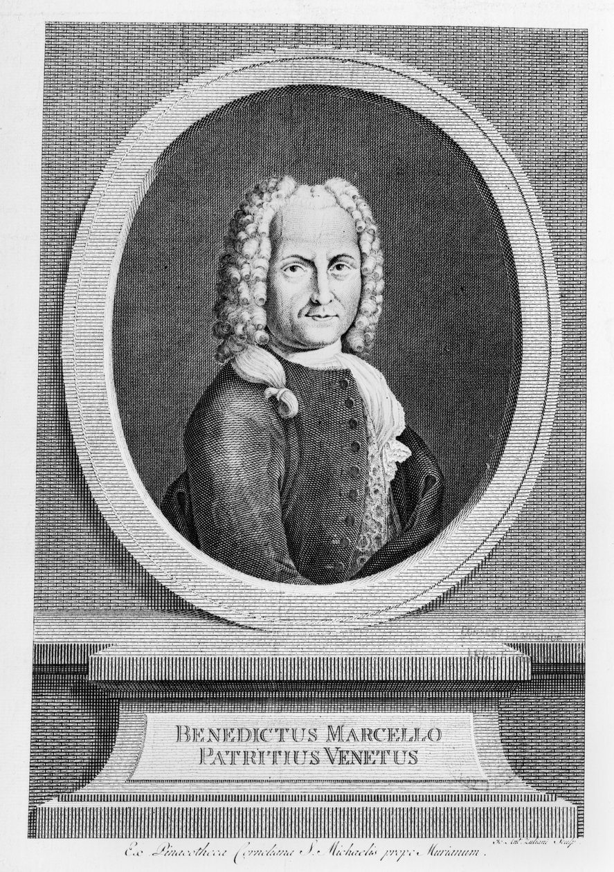 Portrait de Benedetto Marcello (1686-1739) - French School