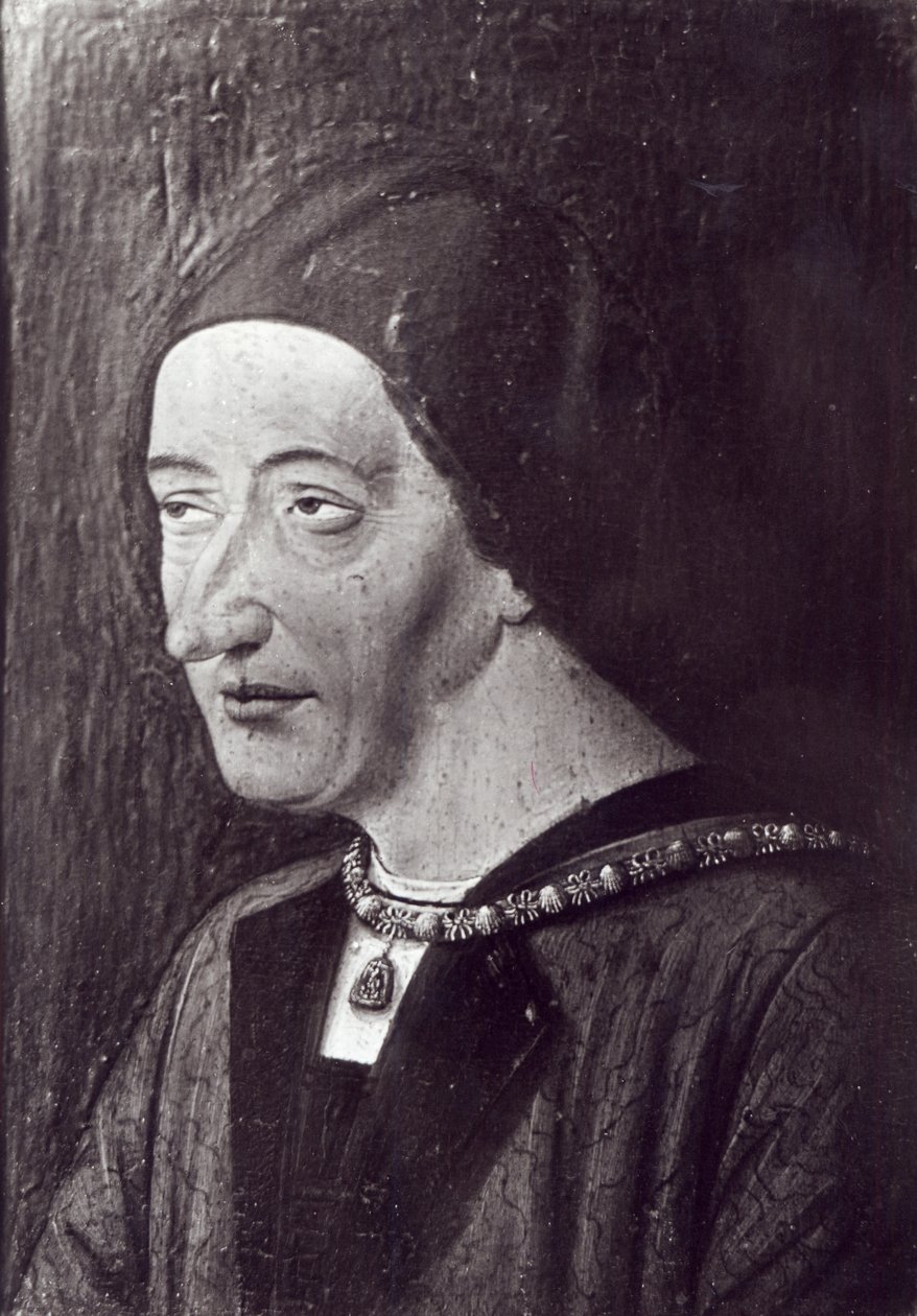 Portrait de Louis XI (1423-83) 1482 - French School