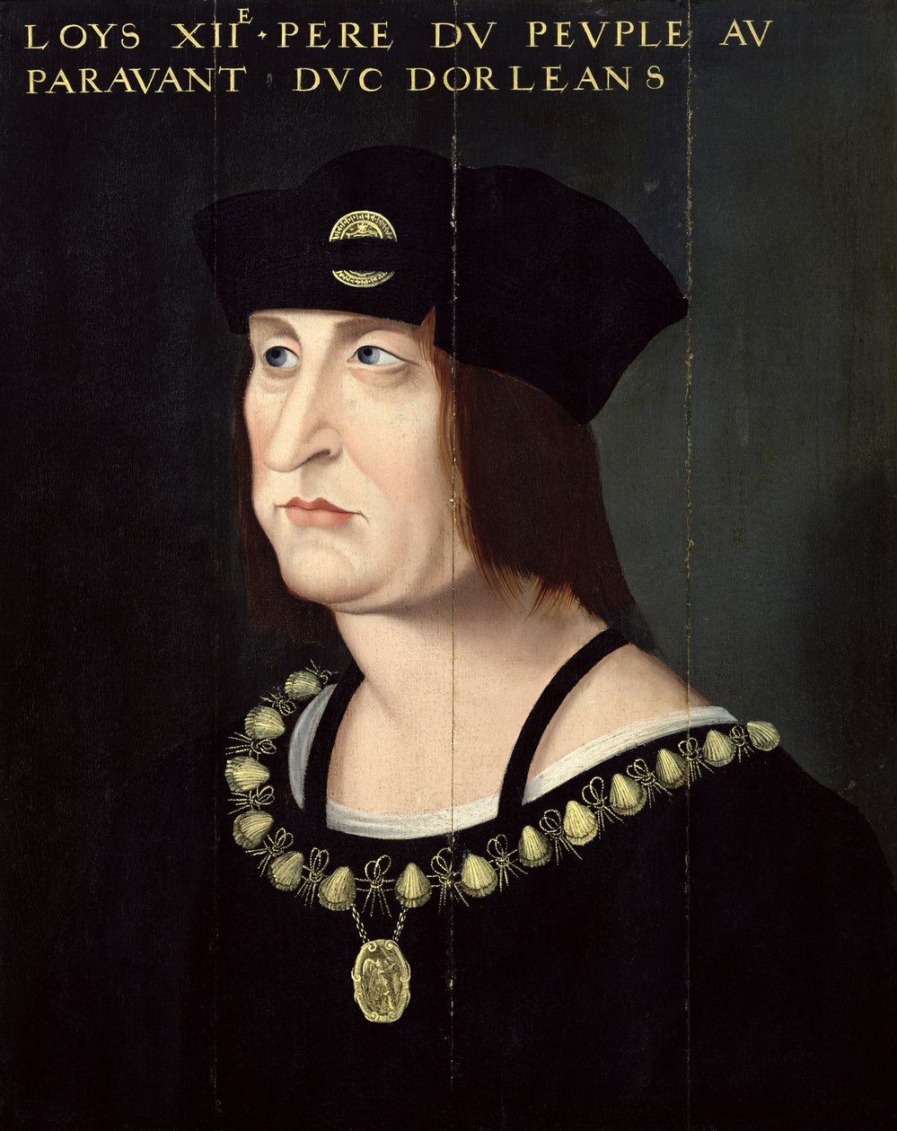 Portrait de Louis XII (1462-1515) Roi de France - French School