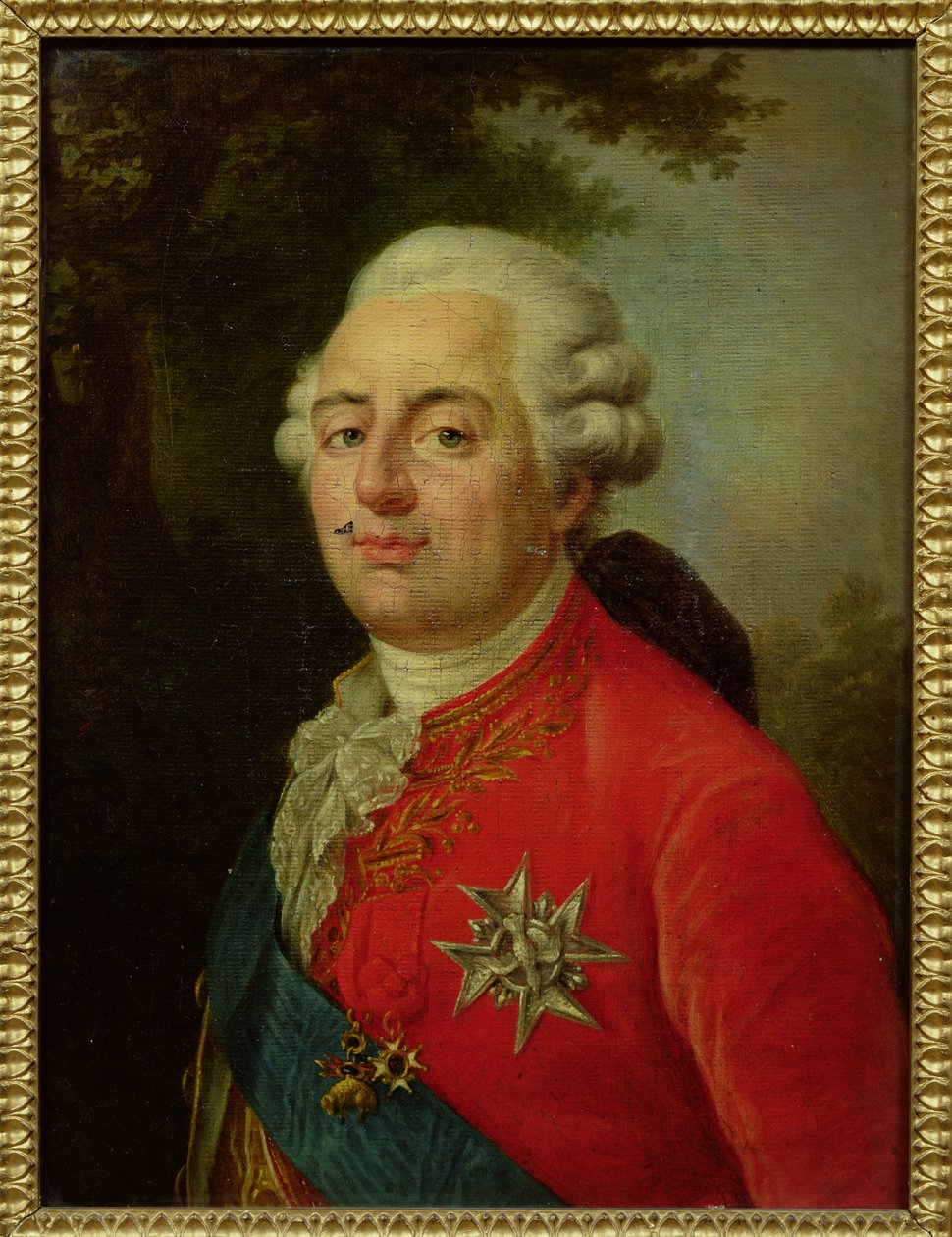 Portrait de Louis XVI (1754-93) Roi de France - French School