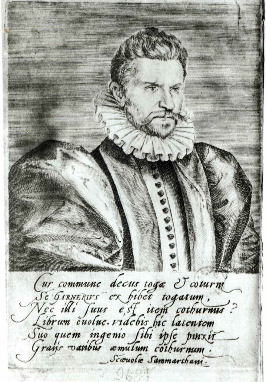 Portrait de Robert Garnier (1534-90) - French School